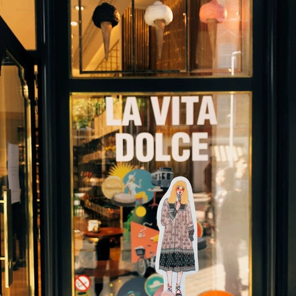 TN Travel Girl Stickers for Scrapbooking and Paper Crafts