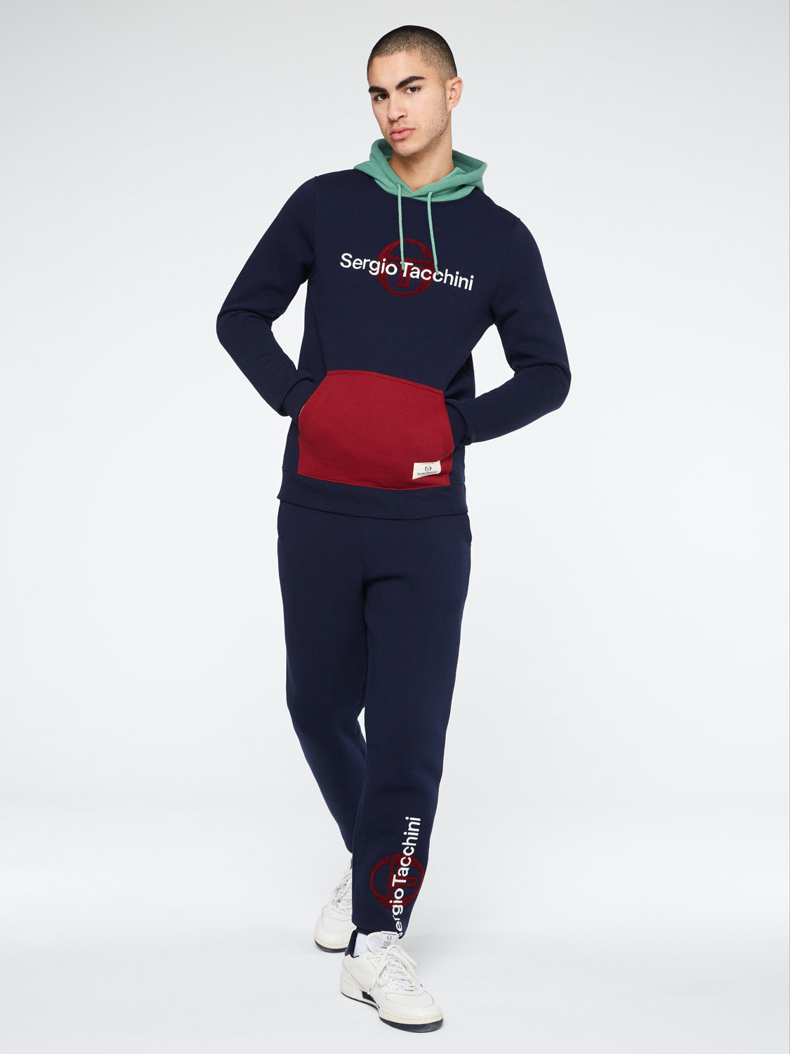 Sergio Tacchini Marino Hoodie - Maritime Blue