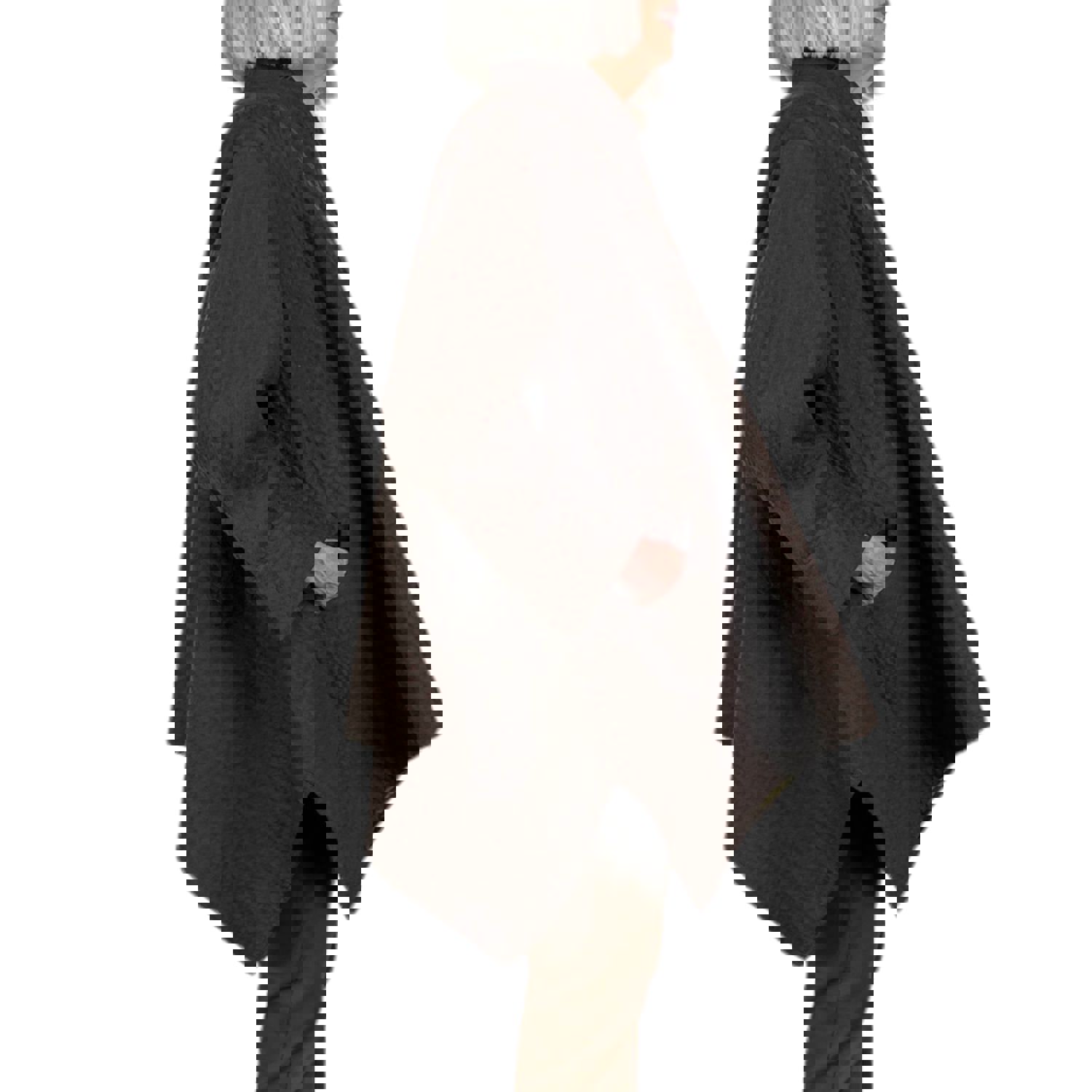 ASYMMETRIC HEM WOOL JACKET