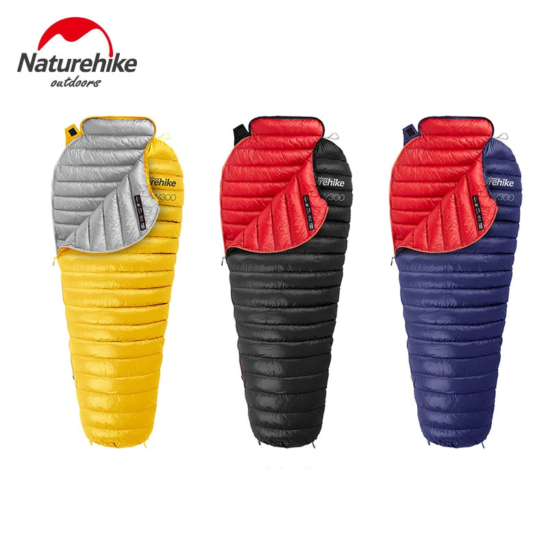 Naturehike Ultralight Goose Down Mummy Sleeping Bag for Camping & Hiking
