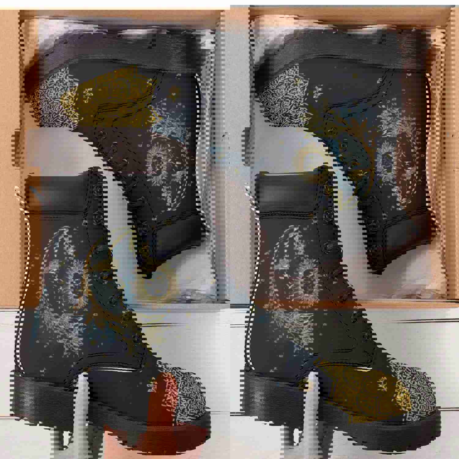 Men's All Season Vegan Leather Boots - Waterproof & Comfortable