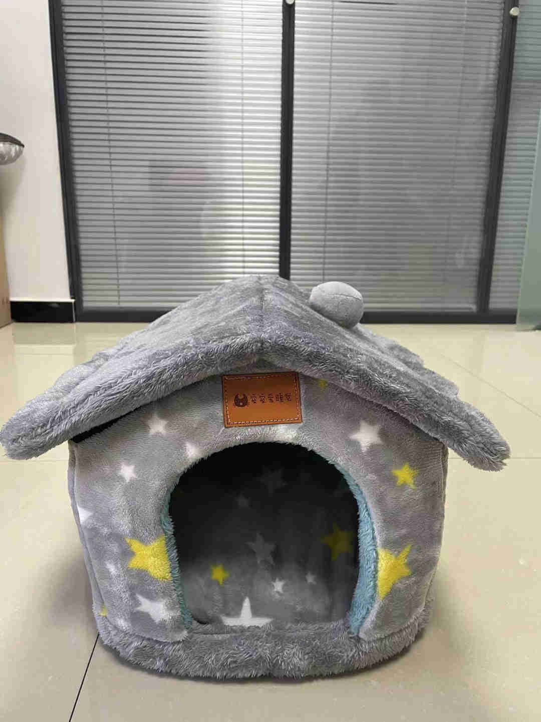 Foldable Dog House Pet Cat Bed Winter Warm Enclosed Cave Sofa