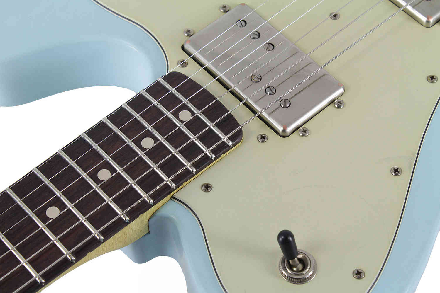 Nash T-72DLX Guitar - Sonic Blue, Rosewood, Medium Aging