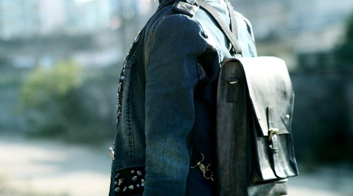 Cool Handmade Leather Men's Backpack - Travel & Laptop Messenger Bag