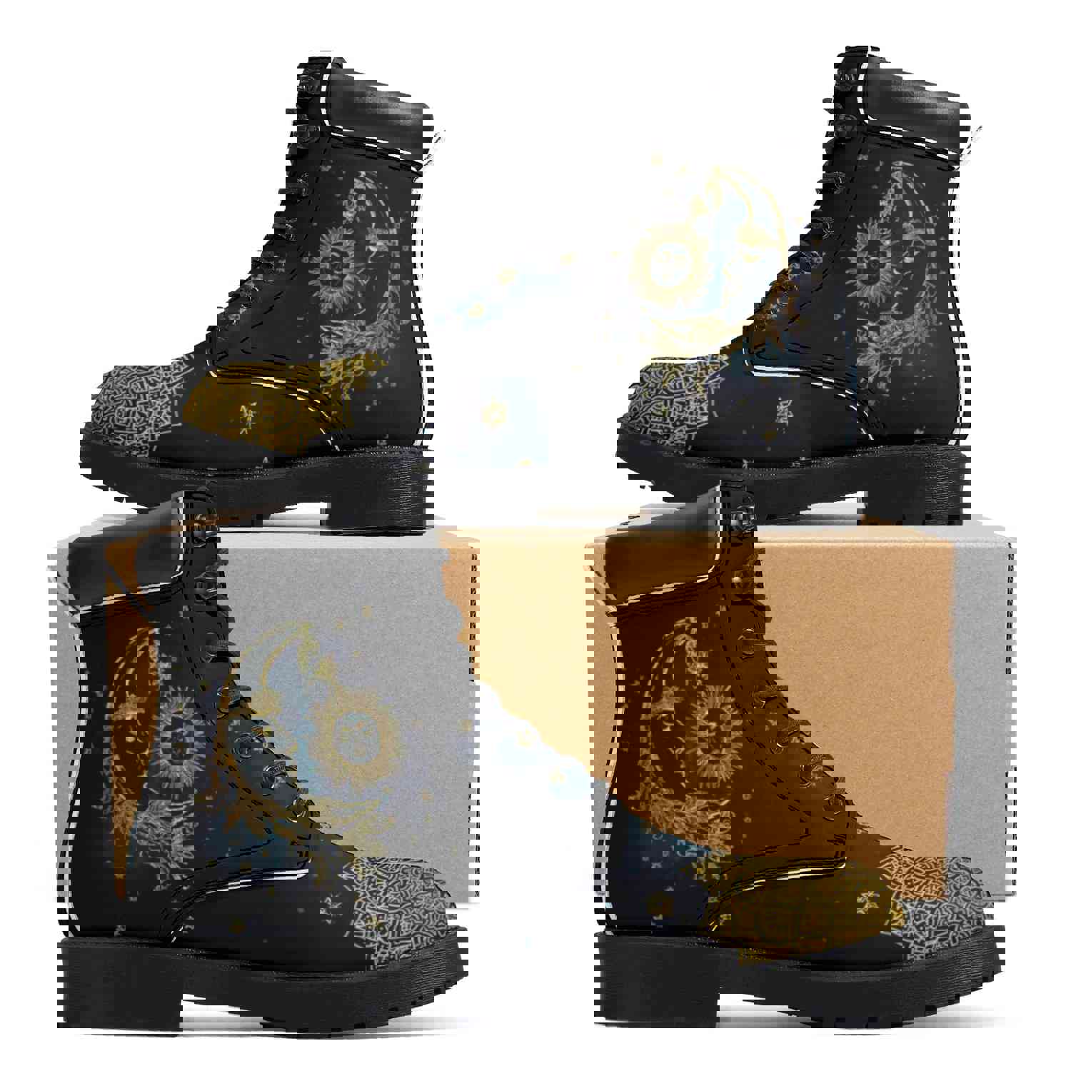 Men's All Season Vegan Leather Boots - Waterproof & Comfortable