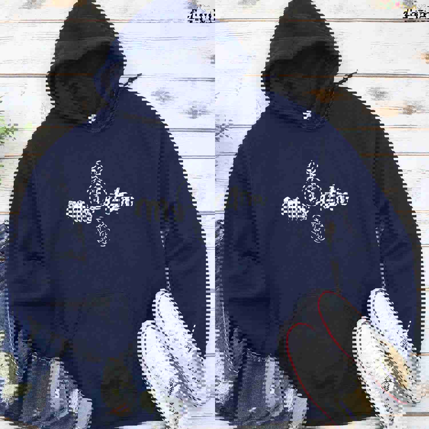 Funny Couple Sweatshirts Matching Set - Perfect Anniversary/Wedding/Valentine's Day Gift