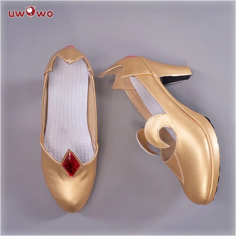 UWOWO Game Genshin Impact Mona Cosplay Shoes - Astral Reflection Boots