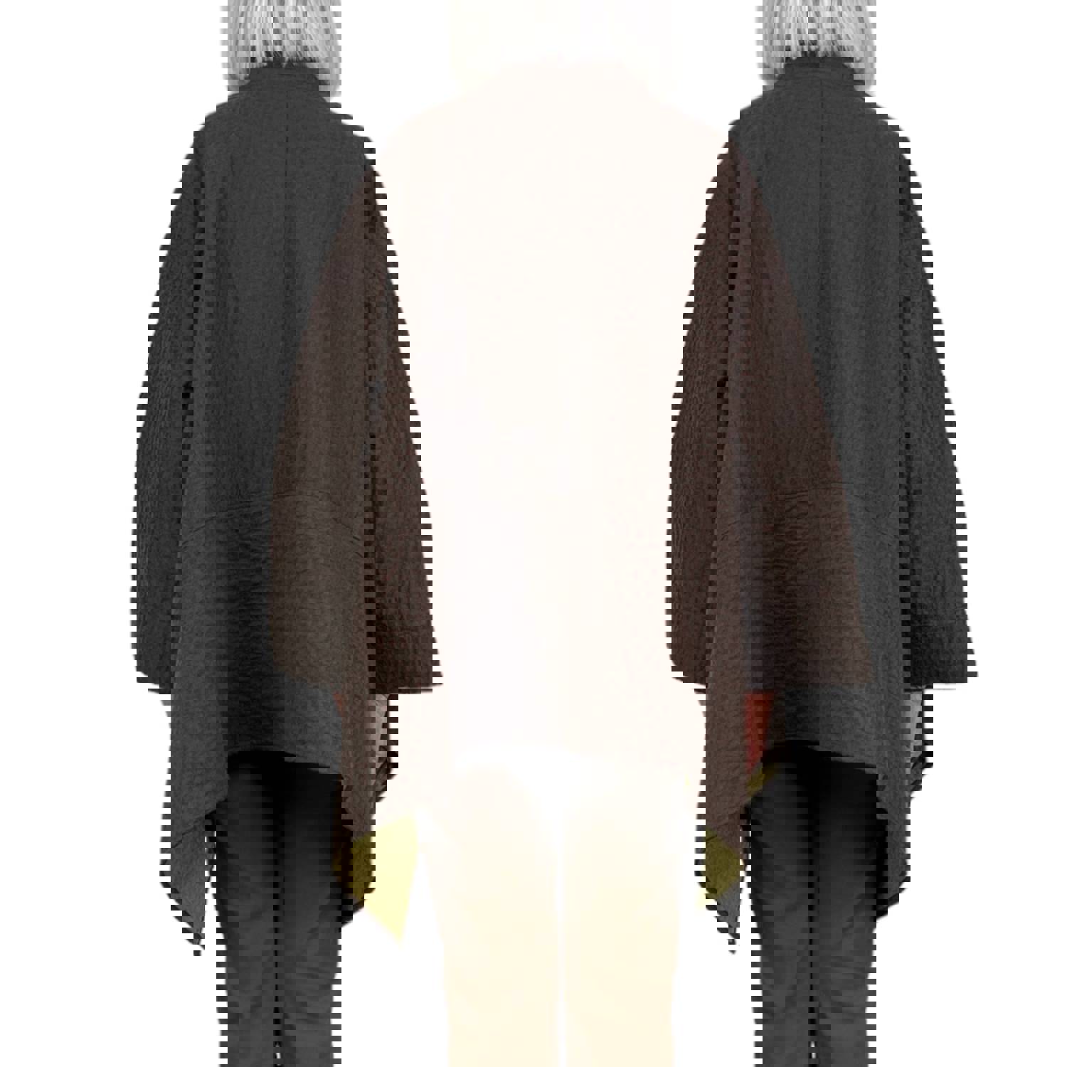 ASYMMETRIC HEM WOOL JACKET