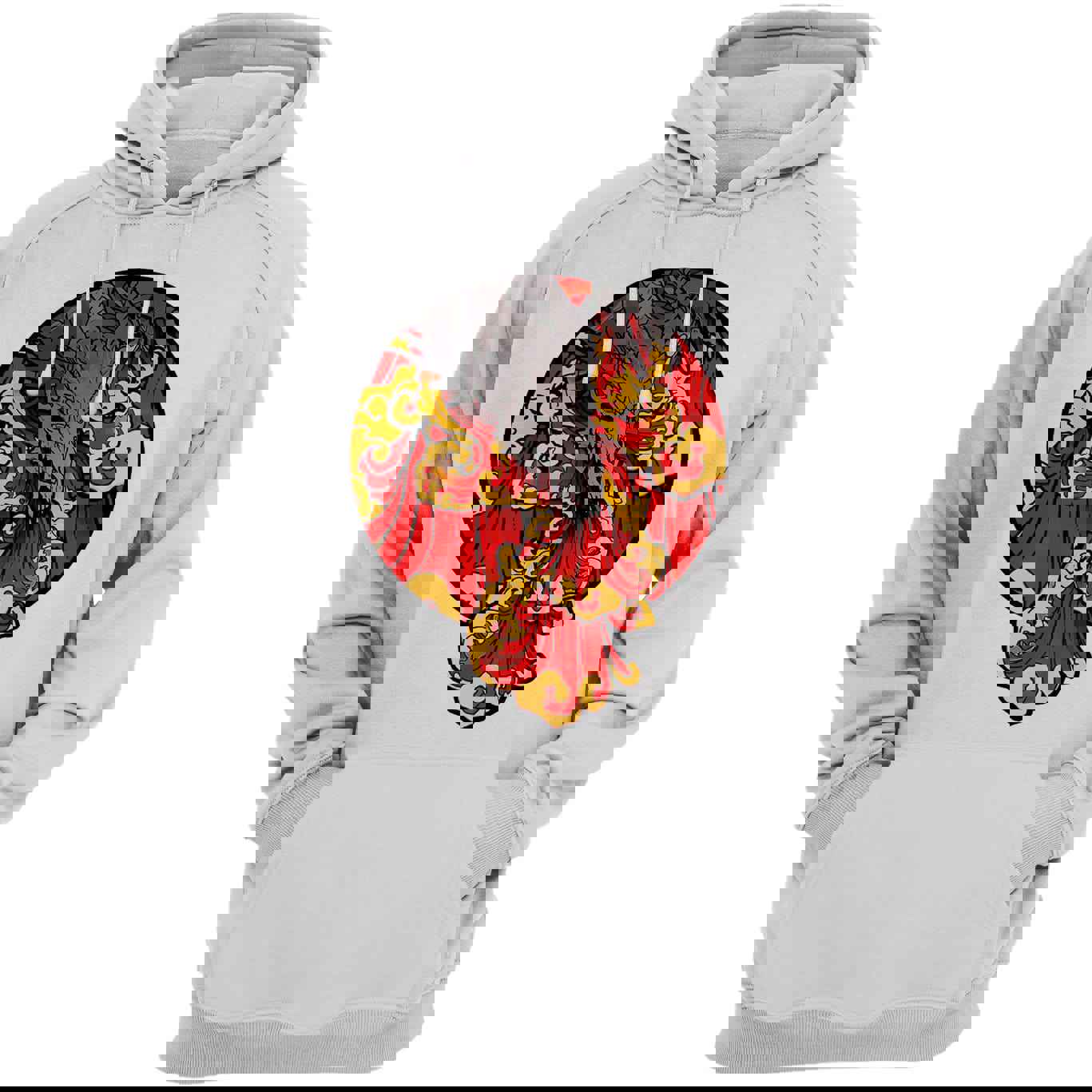 Volcano Dragon Hoodie - Stylish Streetwear with Graffiti Art