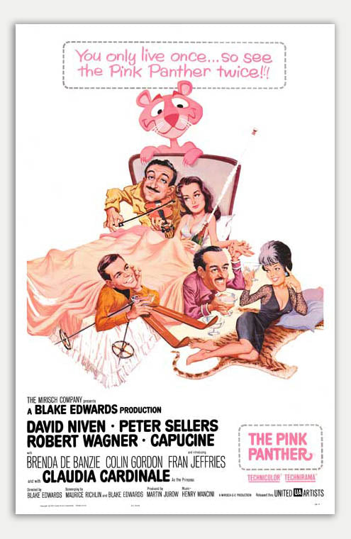 Pink Panther - 11 x 17 Movie Poster (1964 Reprint)