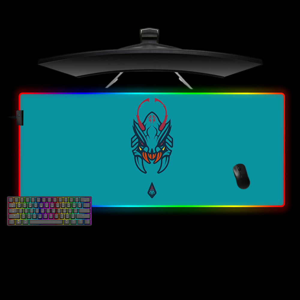 Dota 2 Weaver RGB Gaming Mouse Pad with LED Strip - M-XXL Size