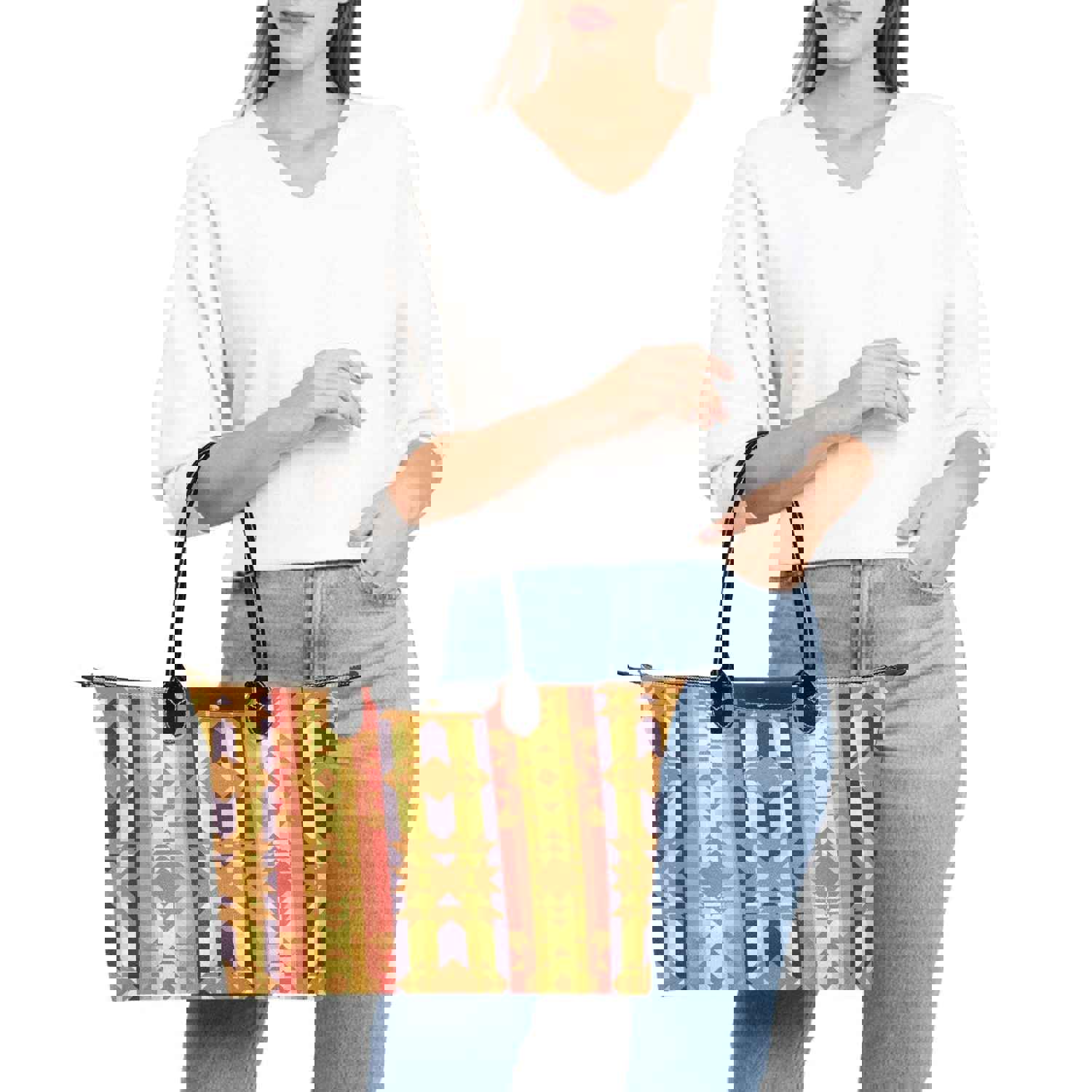 Infinite Sunset Single-Shoulder Lady Handbag