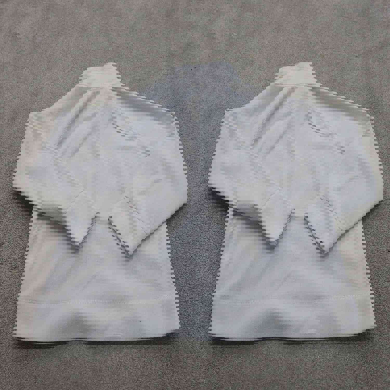 Tommy Hilfiger Women's XL White Full Zip Fleece Jacket