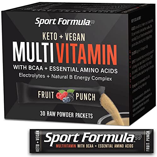 Bariatric Multivitamin Powder Drink Mix - Keto Vegan Friendly with BCAA & Electrolytes