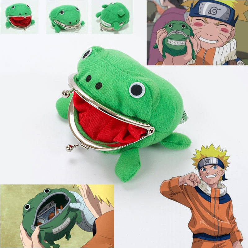 Hokage/Ninja Kakashi Konoha Frog Wallet Cosplay Props Frog Coin Purse