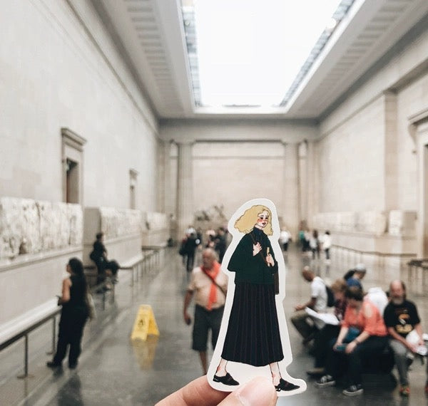 TN Travel Girl Stickers for Scrapbooking and Paper Crafts