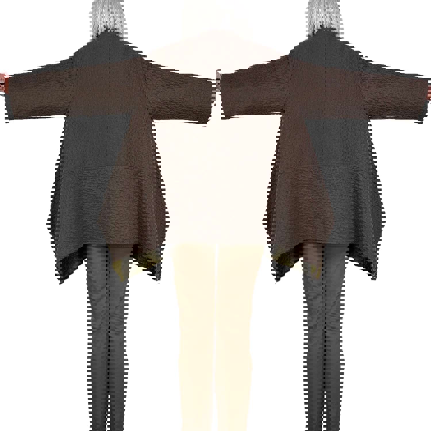 ASYMMETRIC HEM WOOL JACKET