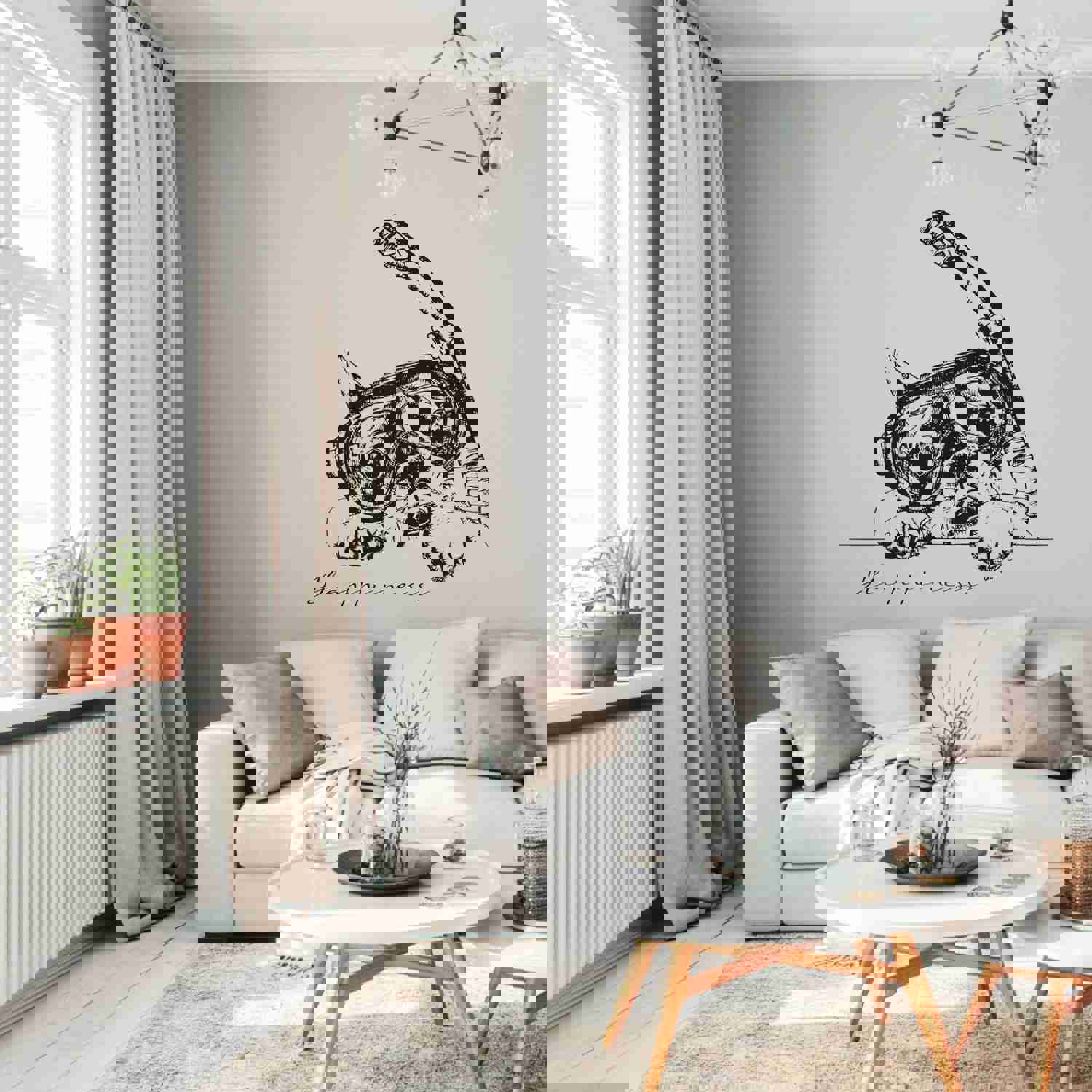 Snorkeling Quotes Vinyl Wall Sticker - Customizable Color Wall Decal