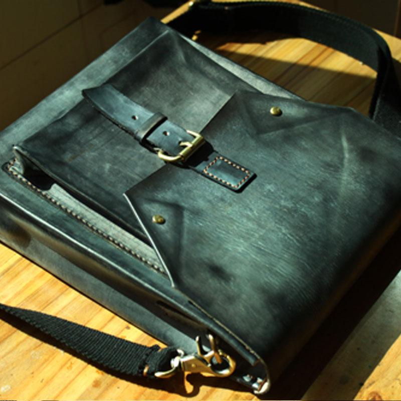 Cool Handmade Leather Men's Backpack - Travel & Laptop Messenger Bag