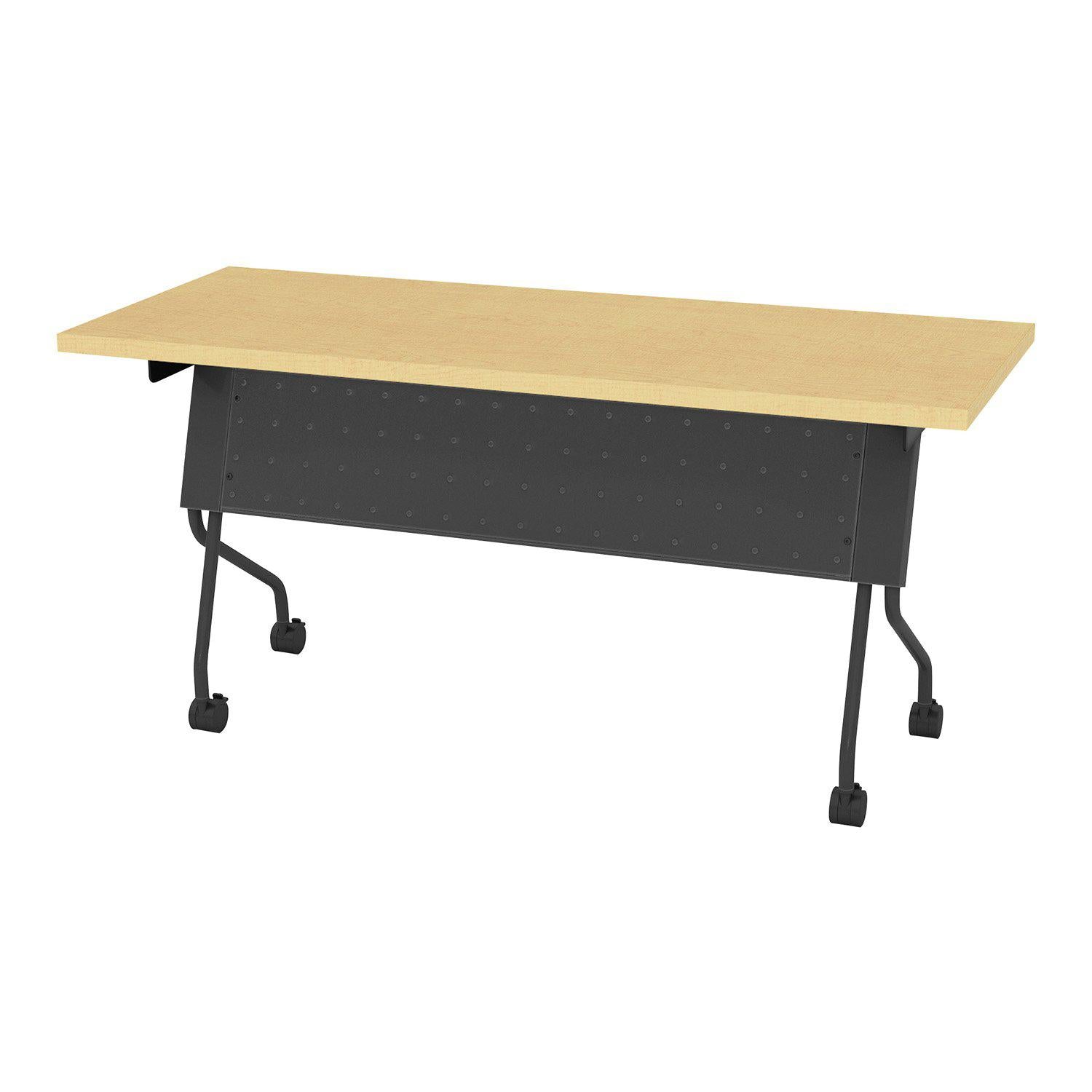 Folding/Nesting Mobile Training Tables, Rectangular, 60 x 24 x 29.5 H