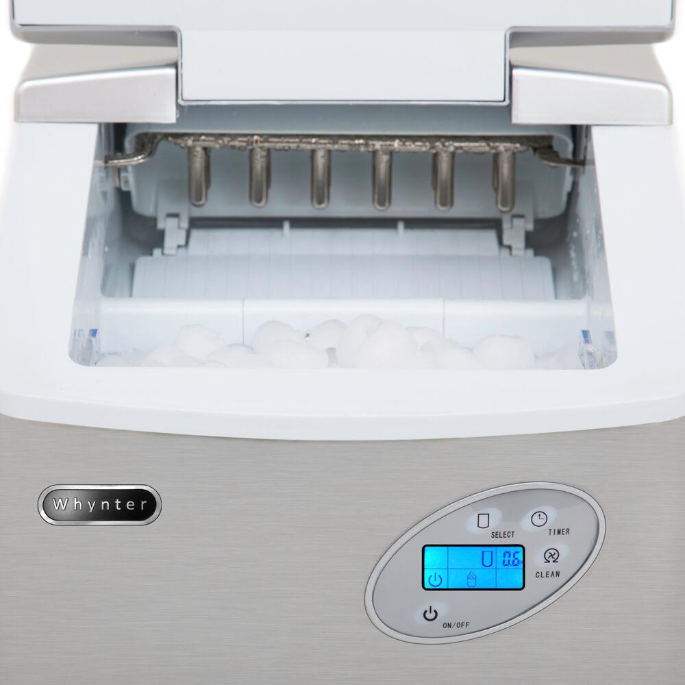 Whynter Portable Ice Maker 49 lb Capacity – Stainless Steel IMC-490SS
