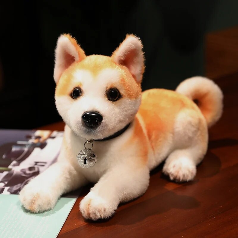 Shiba Inu Akita Dog Stuffed Animal Plush Toy - Cute Simulation Puppy for Kids
