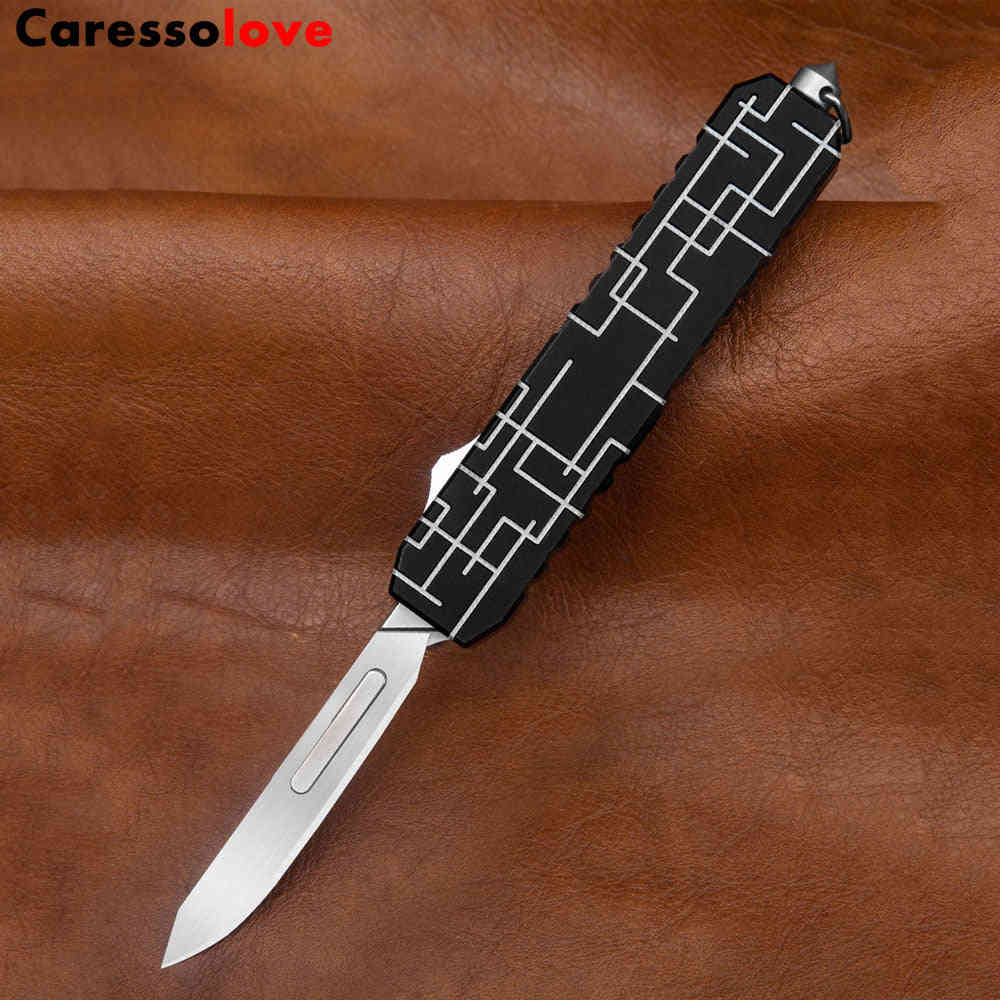 Caressolove Aluminum Alloy Pocket Knife - Durable & Portable for Camping and Outdoor Activities