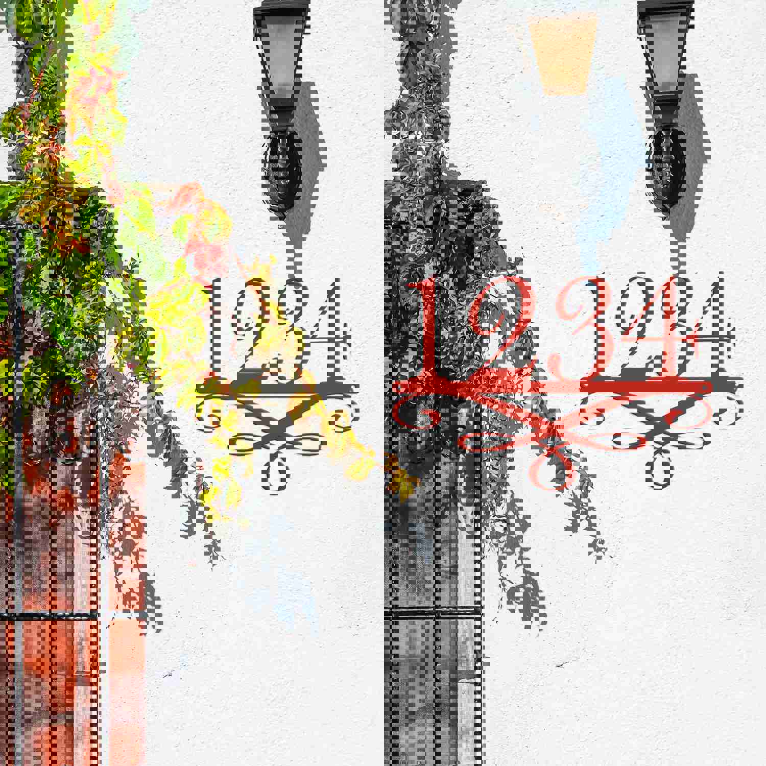 Custom Decorative Address Sign - Personalized Housewarming, Wedding, and Business Gift