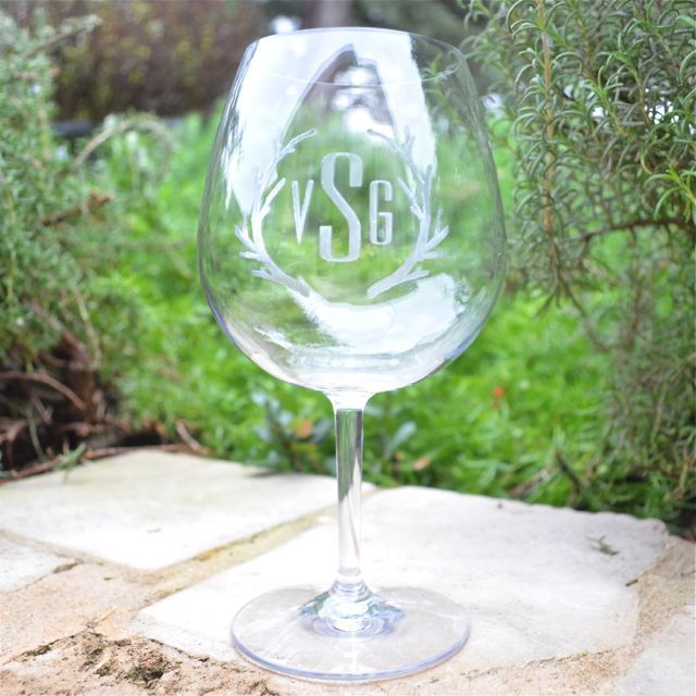 Personalized Tritan Red Wine Glasses - Unbreakable & Dishwasher Safe