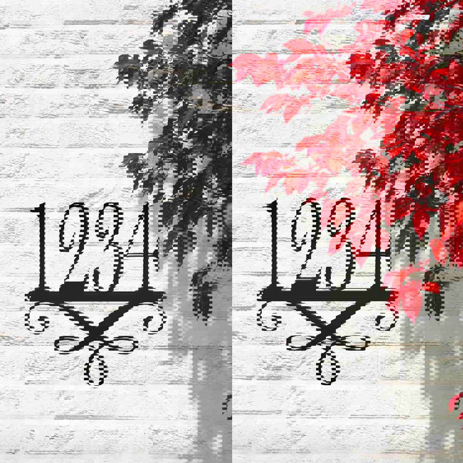 Custom Decorative Address Sign - Personalized Housewarming, Wedding, and Business Gift