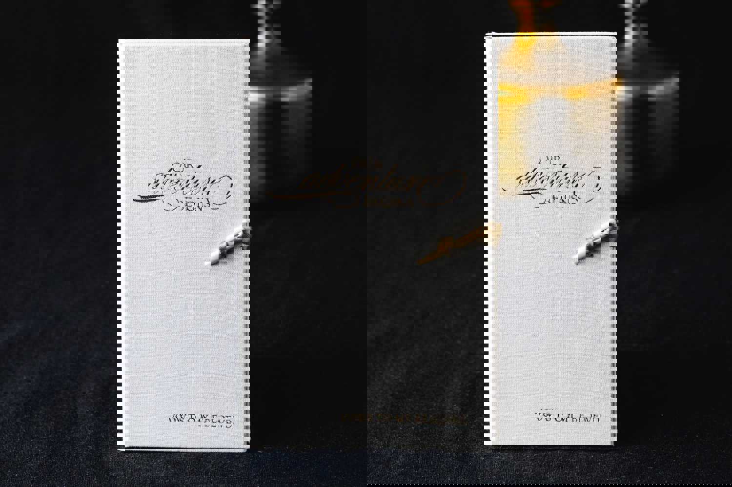 Our Adventure Begins - Set of 2 Heirloom Vow Books