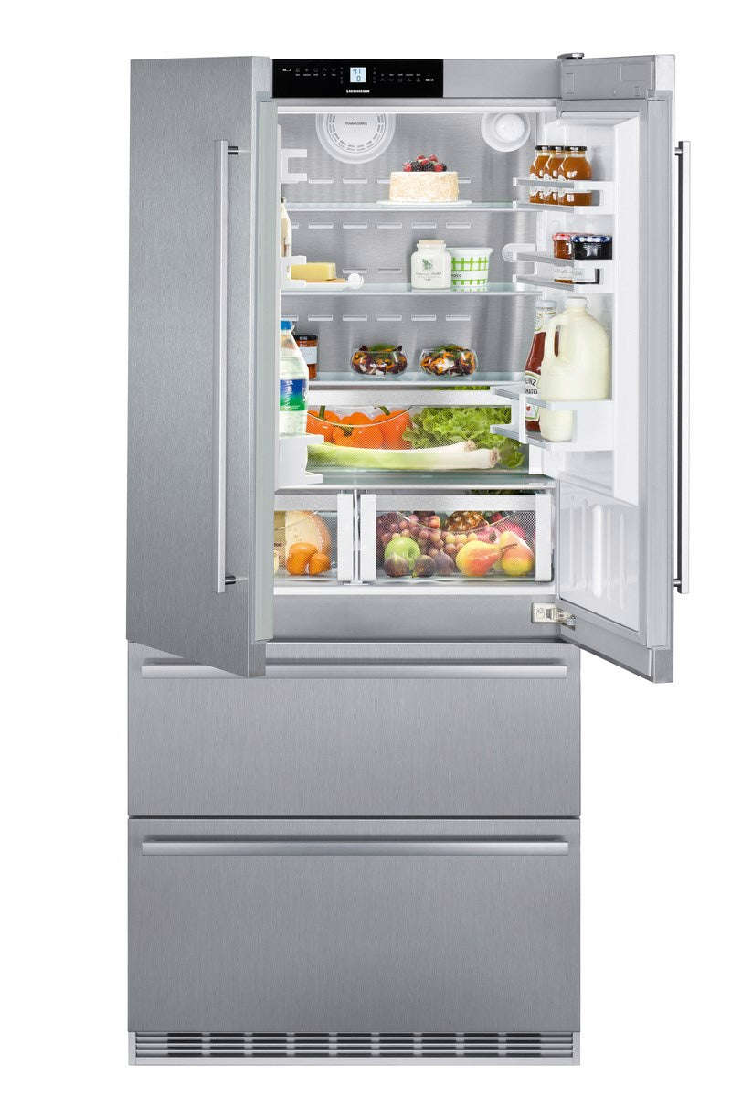 Liebherr CS2082 36 Inch Counter Depth 4-Door French Door Refrigerator with Automatic Ice Maker