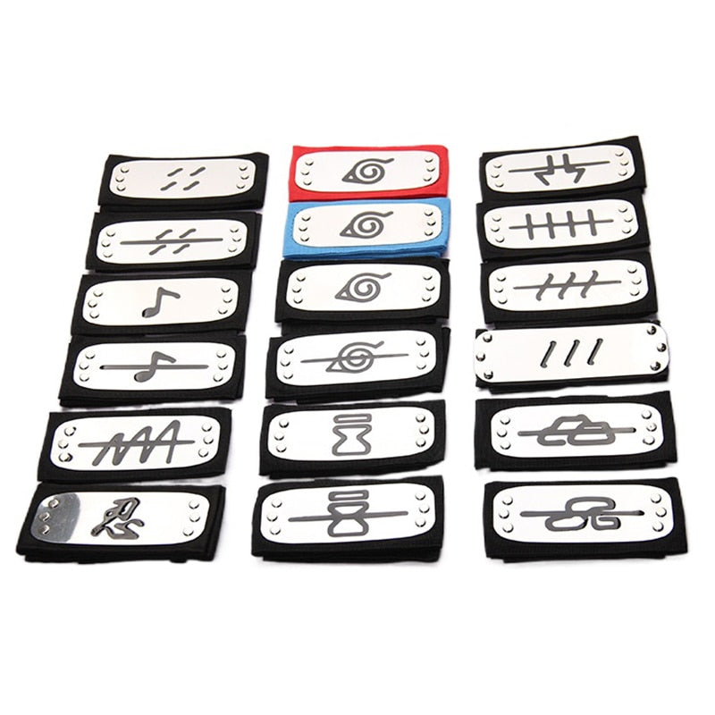 Kakashi Sasuke Minato Hinata Sakura Gaara Pain Hidan Konan Cosplay Headband