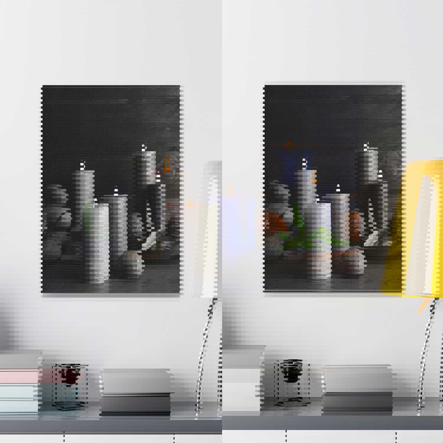 Forest Floral Nature Photography Canvas Wall Art - Ready-to-Hang Home Decor