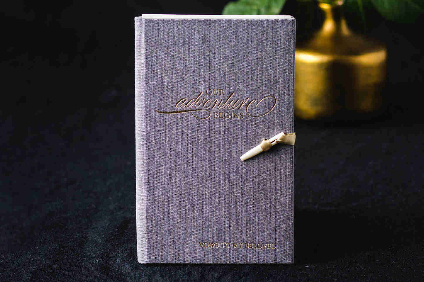 Our Adventure Begins - Set of 2 Heirloom Vow Books