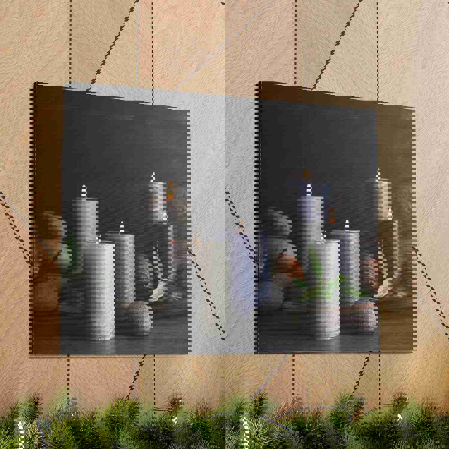 Forest Floral Nature Photography Canvas Wall Art - Ready-to-Hang Home Decor