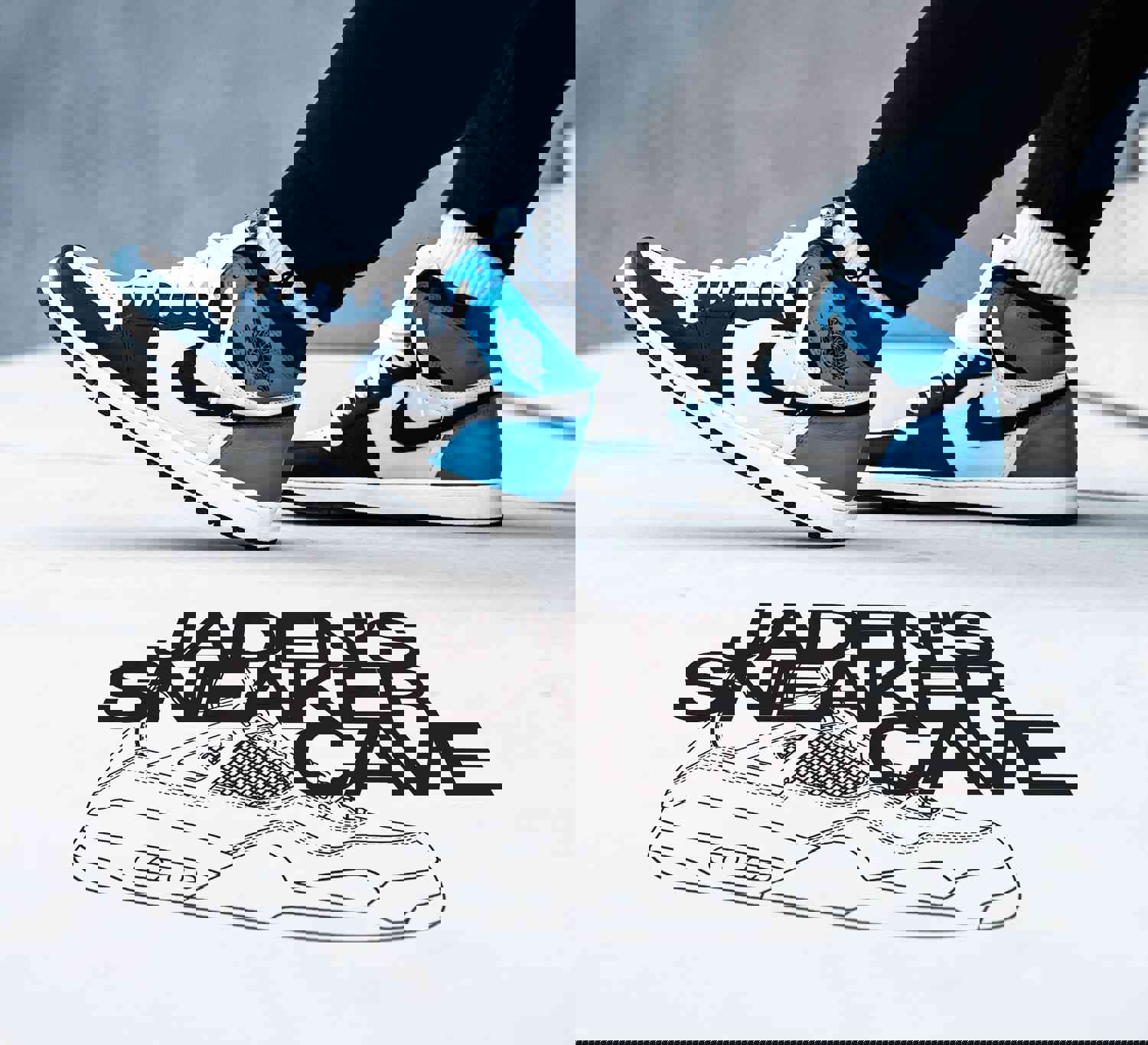 Custom Personalized Name Sneaker Cave Wall Decal Sticker for Sneakerhead Enthusiasts