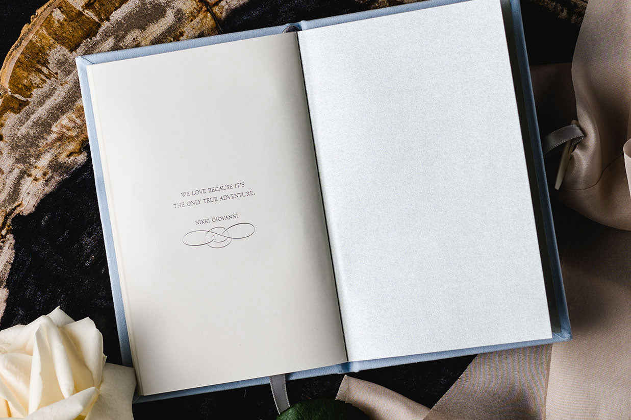 Our Adventure Begins - Set of 2 Heirloom Vow Books