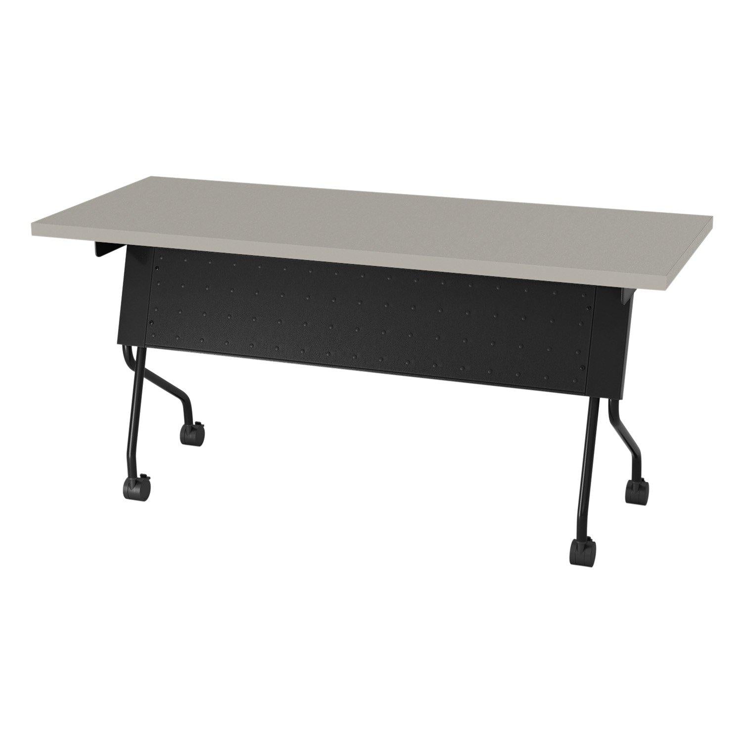 Folding/Nesting Mobile Training Tables, Rectangular, 60 x 24 x 29.5 H