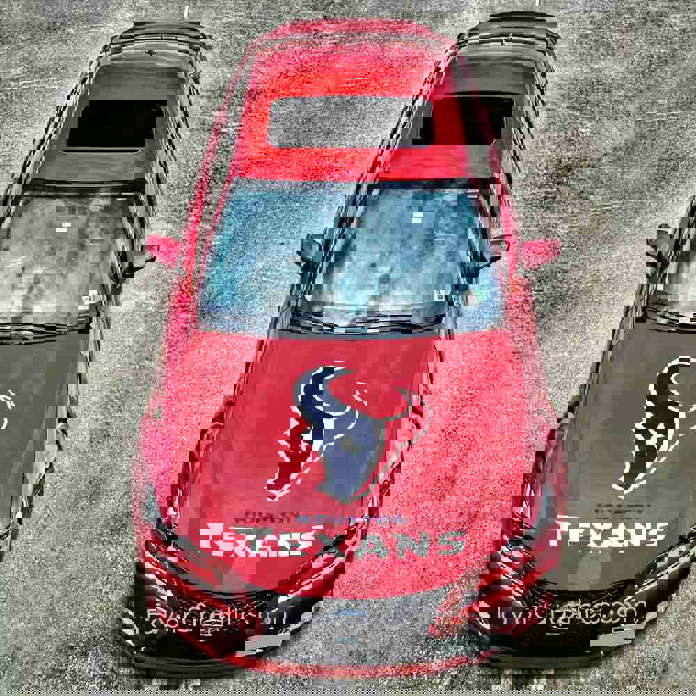 Houston Texans Itasha Car Vinyl Hood Wrap Decal Sticker