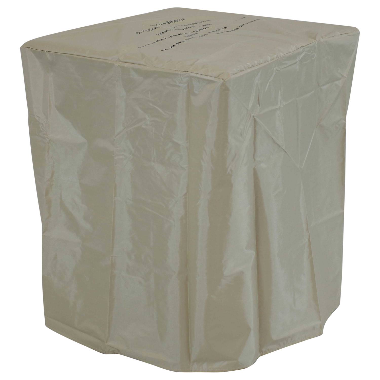 Sunnydaze Square Outdoor Propane Gas Fire Pit Table with Weathered Wood Look, 25 Inches Tall