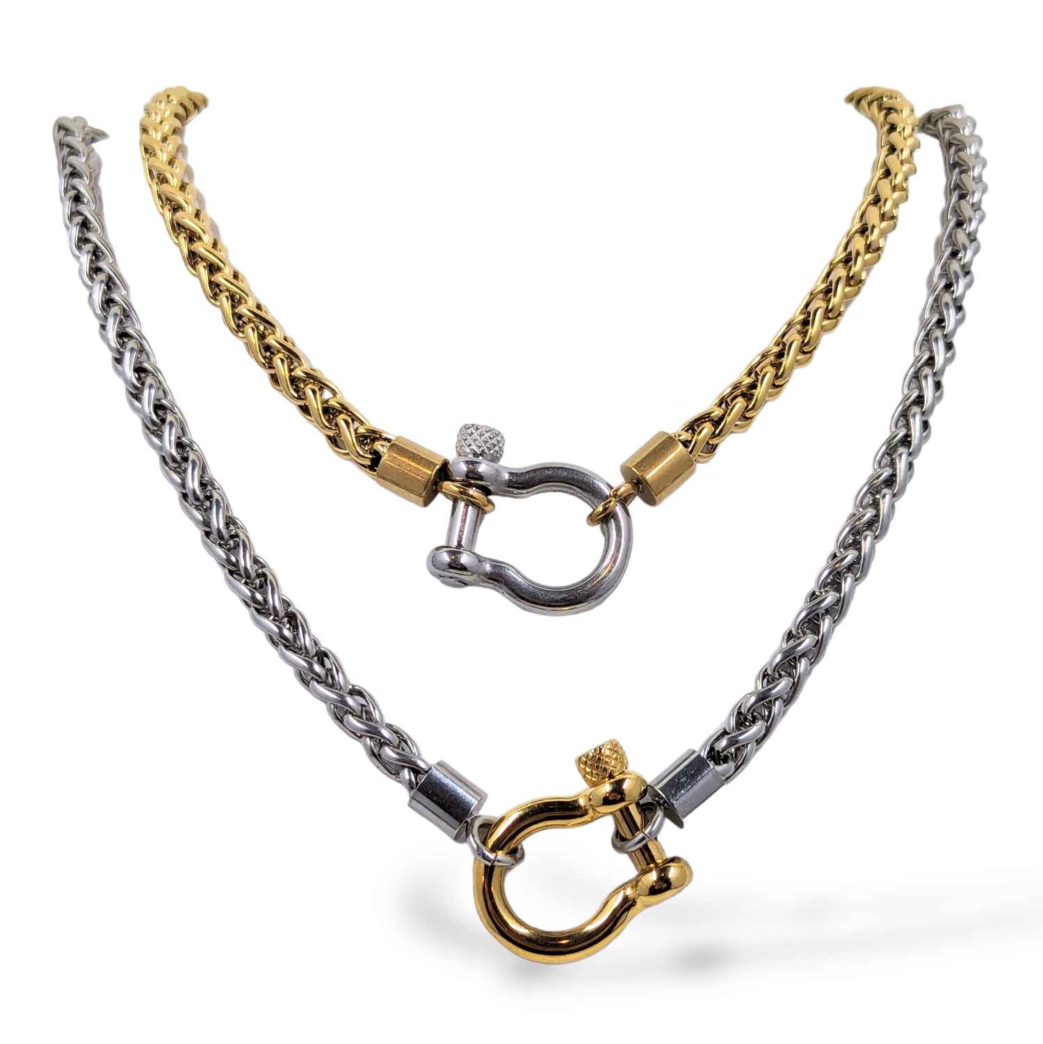 Blaze Necklace - Equestrian-Inspired Horsebit Shackle Necklace