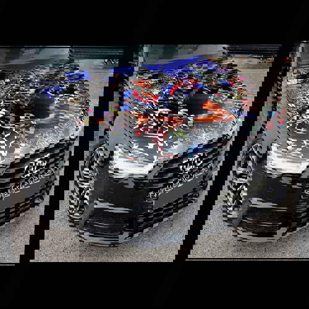 Houston Texans Itasha Car Vinyl Hood Wrap Decal Sticker