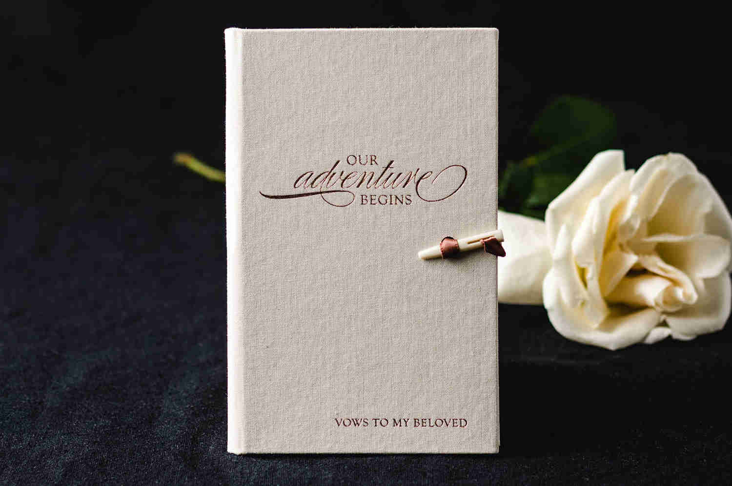 Our Adventure Begins - Set of 2 Heirloom Vow Books