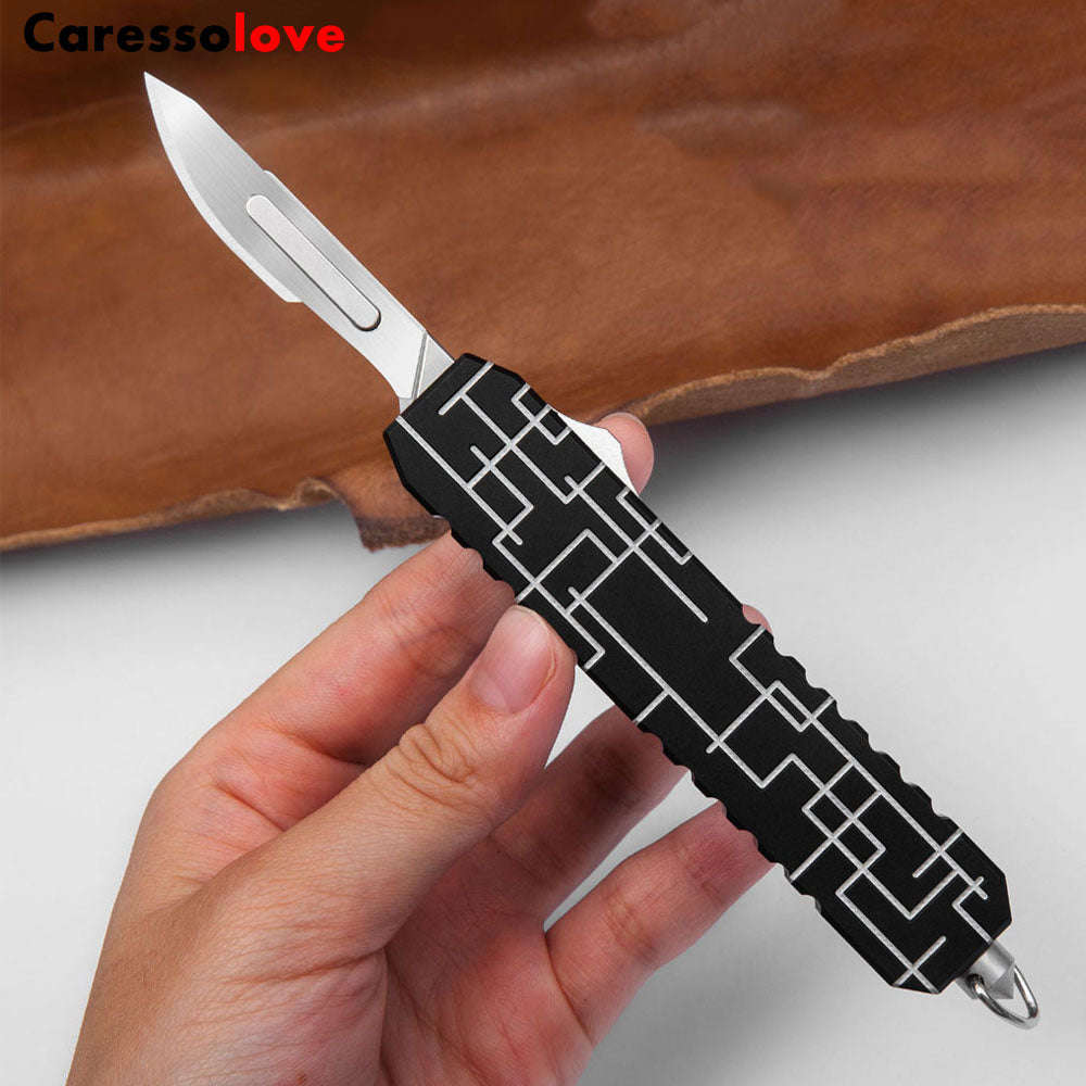 Caressolove Aluminum Alloy Pocket Knife - Durable & Portable for Camping and Outdoor Activities