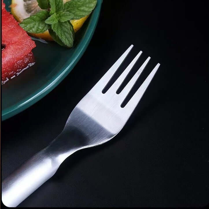 2 In 1 Watermelon Fork Slicer - Stainless Steel Multi-purpose Kitchen Tool