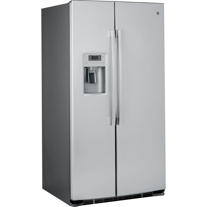 GE Profile 36-inch, 25.3 cu. ft. Side-by-Side Refrigerator with Ice and Water PSE25KSHSS
