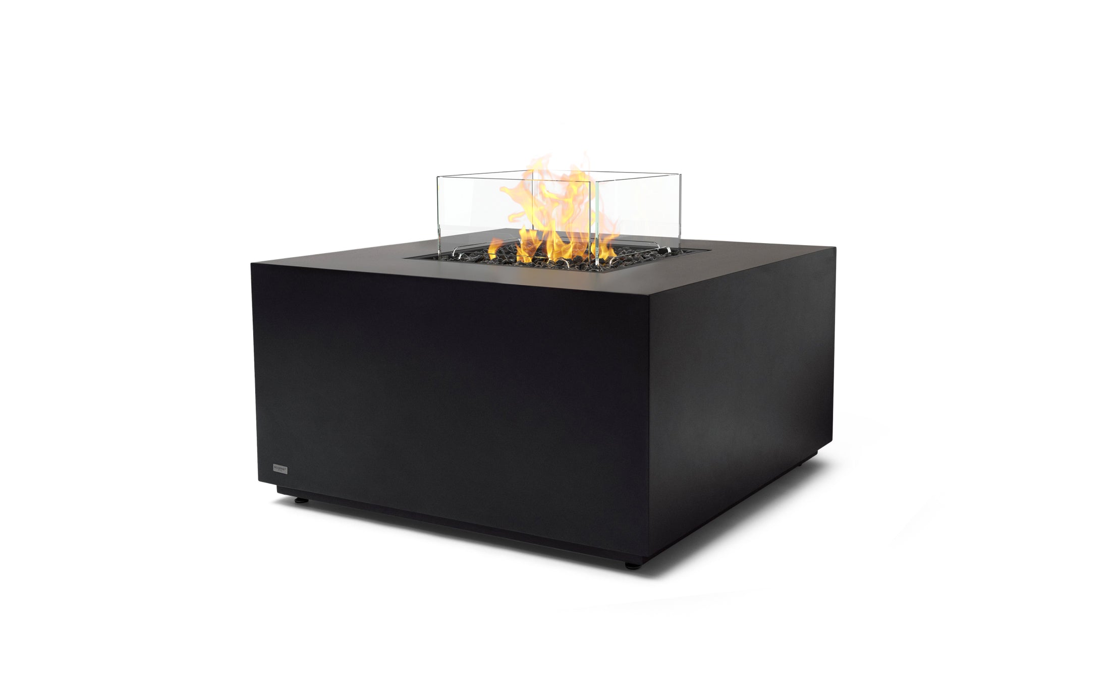 EcoSmart Fire CHASER 38 Graphite Outdoor Fire Pit Table with Gas LP/NG Burner