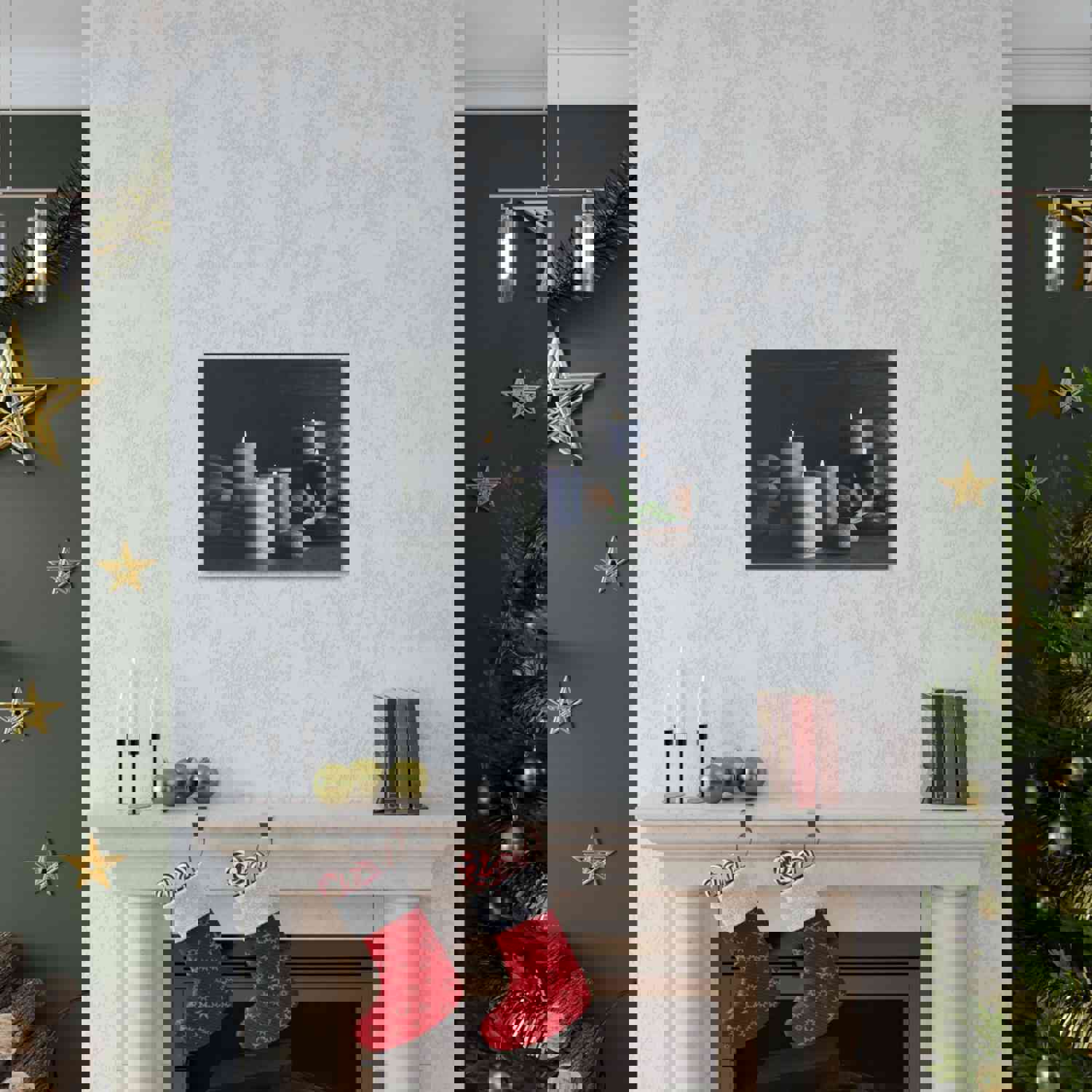 Forest Floral Nature Photography Canvas Wall Art - Ready-to-Hang Home Decor