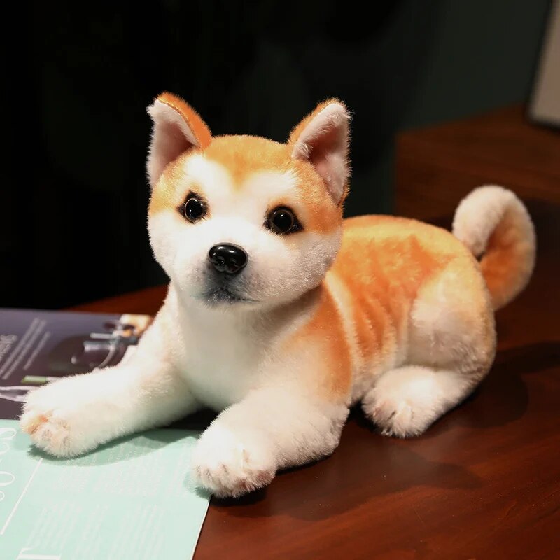 Shiba Inu Akita Dog Stuffed Animal Plush Toy - Cute Simulation Puppy for Kids